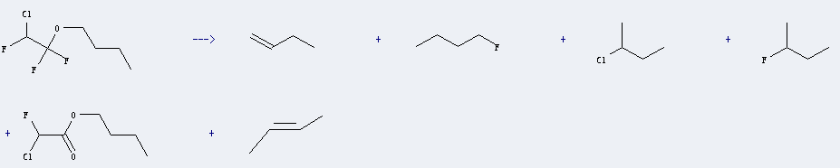 Butane, 2-fluoro-(6CI,7CI,8CI,9CI) can be prepared by with Butyl-(2-chloro-1,1,2-trifluoro-ethyl)-ether